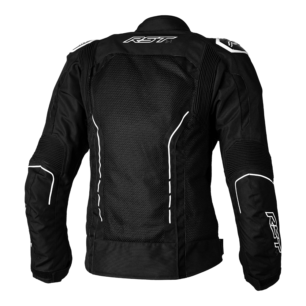 Motorcycle Jacket Summer Leather with Triumph Roxbury Black Protections