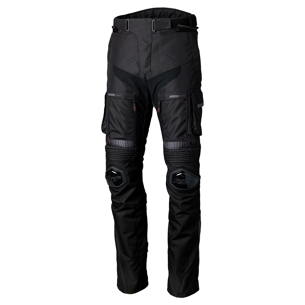 Pantalon moto textile RST Pro series Commander jambes courtes - Noir